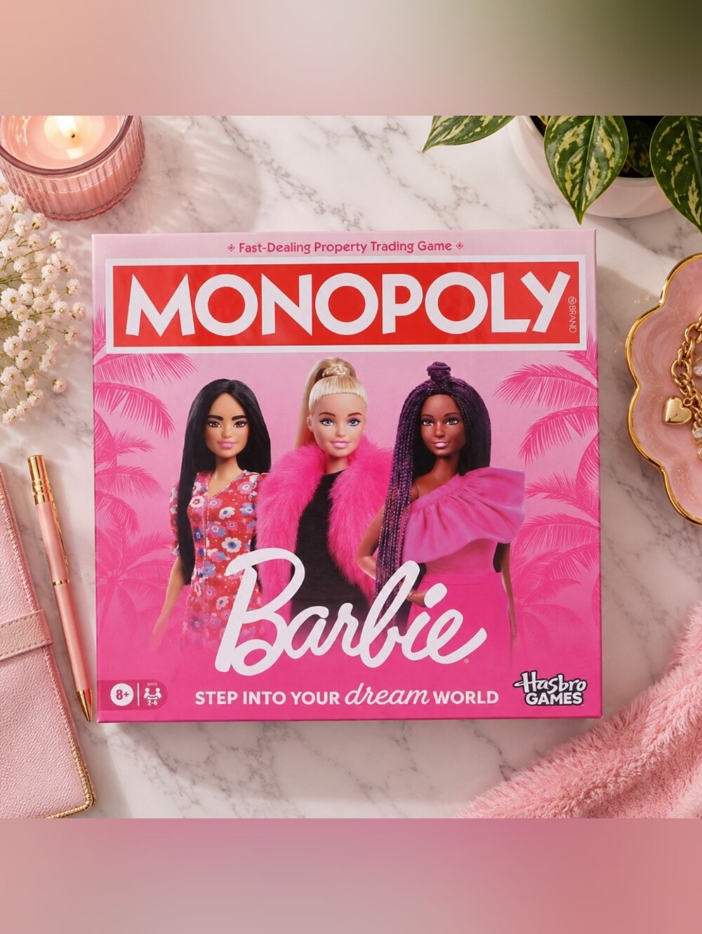 Barbie Monopoly Board Game Hasbro Mattel Factory Sealed NEW